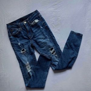 seriously stretchy high-waisted ankle jegging